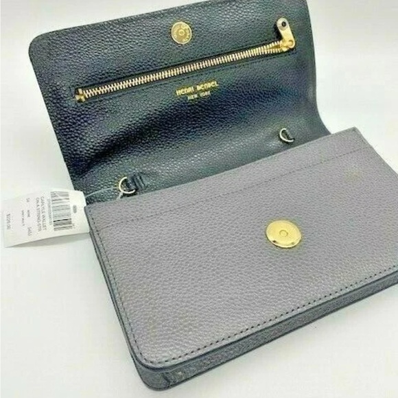 Henri Bendel Black and Grey Carlisle Clutch - Picture 3 of 9